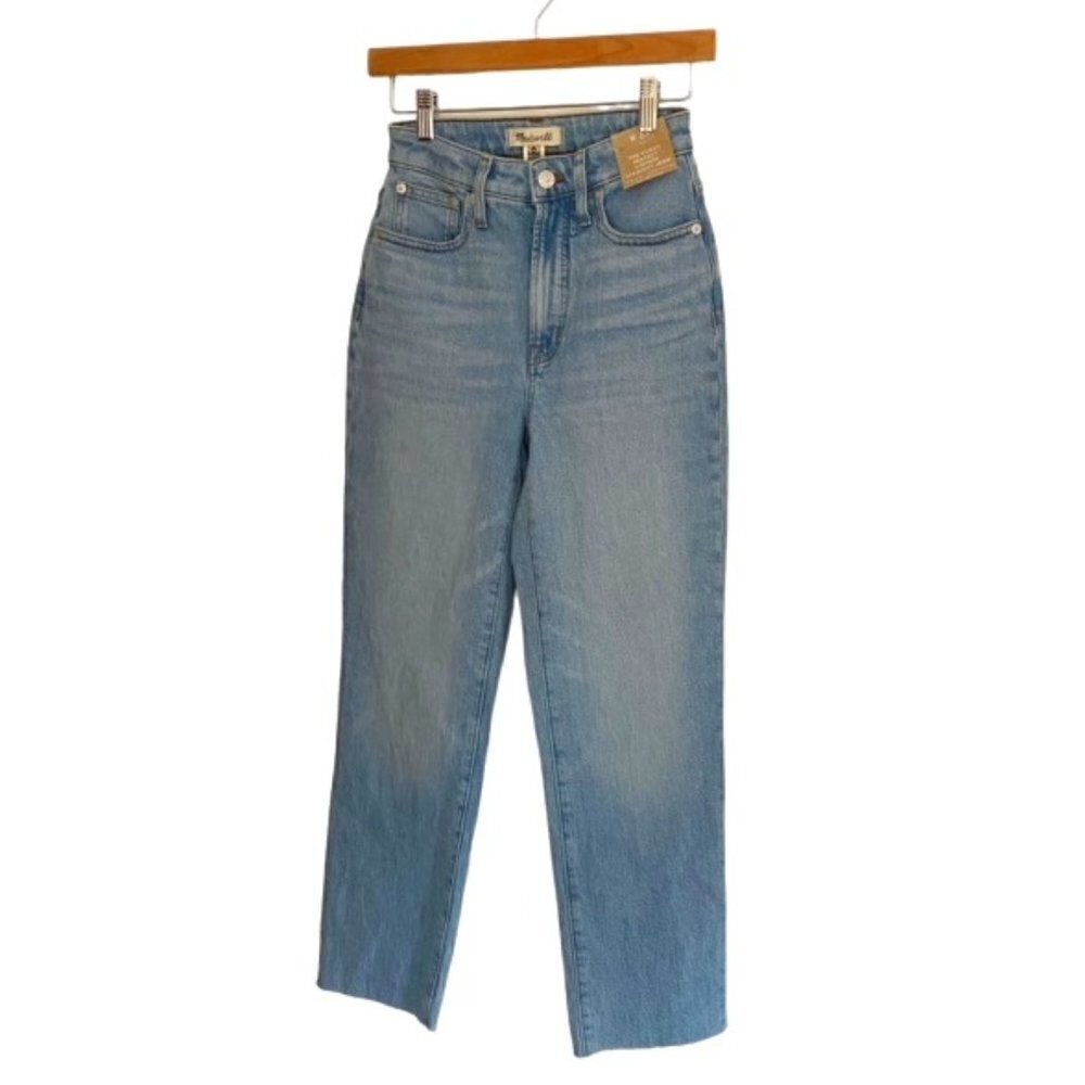 NWT Madewell The Curvy Perfect Vintage Straight Leg Jeans 23